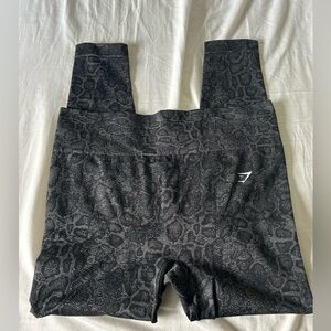 Gymshark Adapt Animal Seamless Leggings- XXL Urban Grey/Black